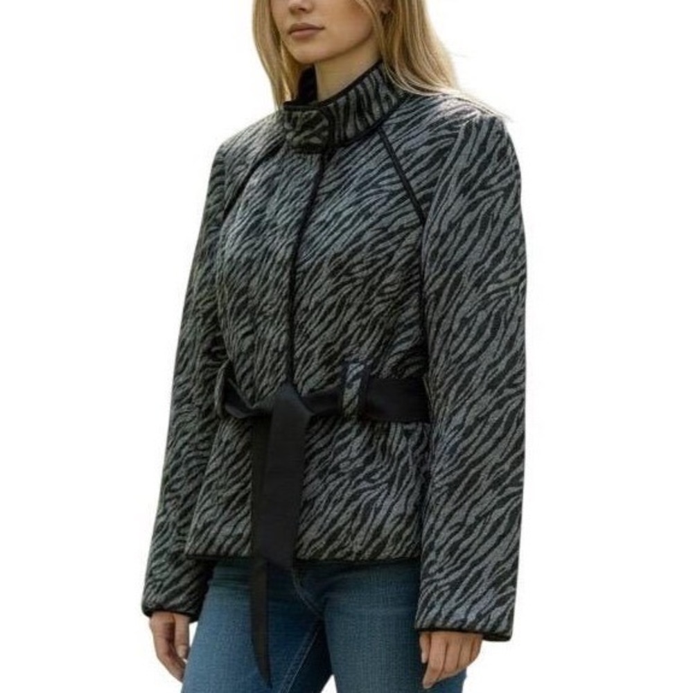 Sandro Sportswear Zebra Print Blazer Size M